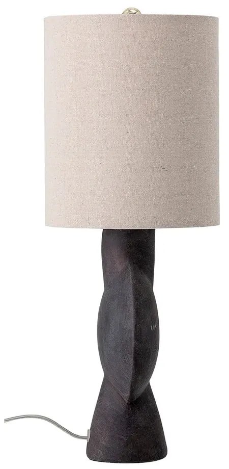 Brązowo-beżowa lampa stołowa Sergio − Bloomingville