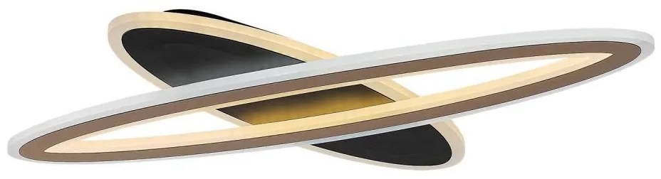 Rabalux 71313-LED ściemnialna oprawa sufitowa TANELI 70W/230V 3000/4000/6000K czarna + pilot