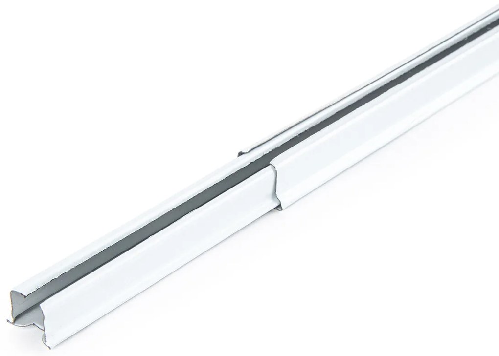 Prowadnica U-Ext regulowana komplet 110 - 200 cm, biały, 110 - 200 cm