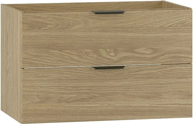 Szafka pod Umywalkę 80cm 2 Szuflady Dąb Olejowany Pile