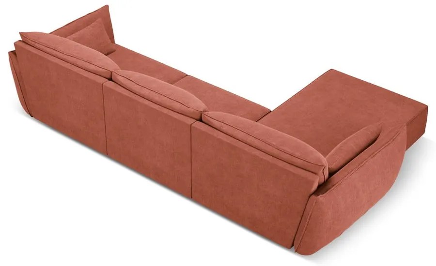 Czerwony narożnik (lewostronny) Vanda – Mazzini Sofas