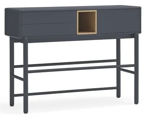 Ciemnoszara konsola 35x120 cm Corvo – Teulat
