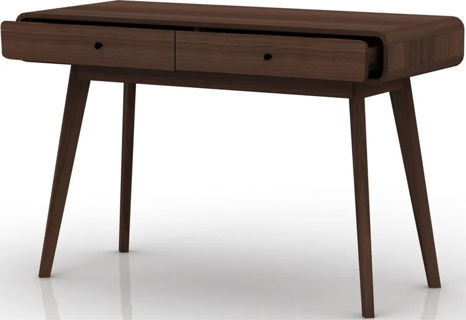 Biurko w dekorze orzecha 50x120 cm Cassie – Støraa