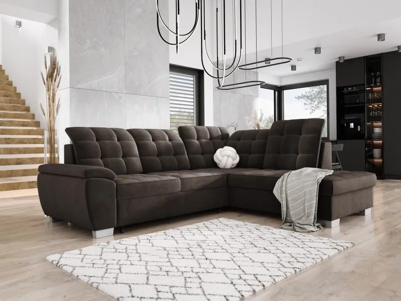 Narożnik LOTTA L wolnostojący Prawostronny tkanina SALVADOR 04 WERSAL