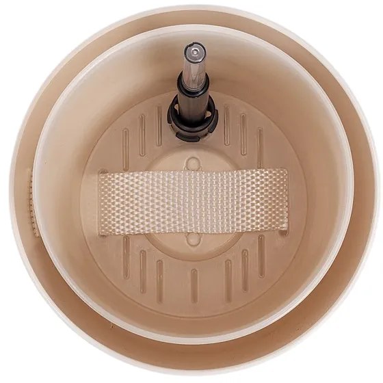 Plastia Doniczka samonawadniająca Tolita beżowy, śr. 16 cm, śred. 16 cm