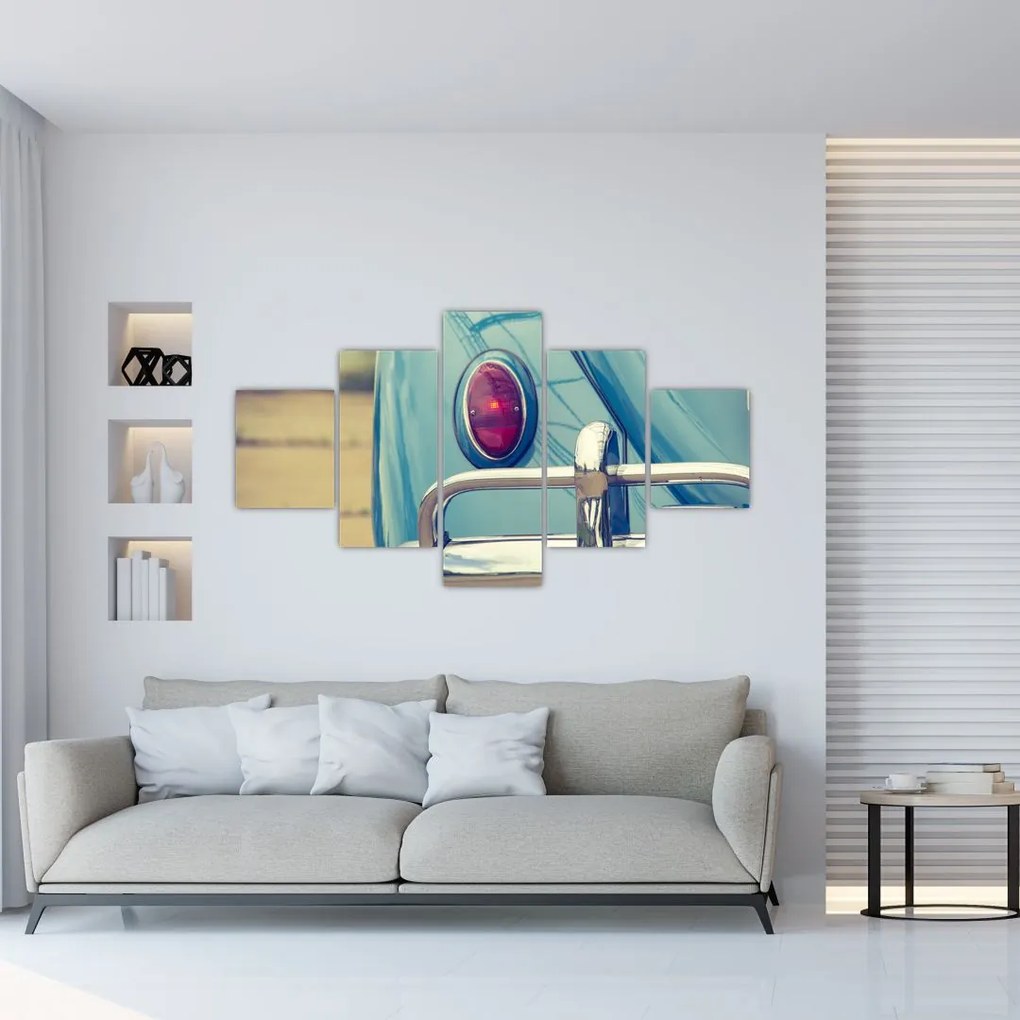 Obraz turkusowego weterana (125x70 cm)