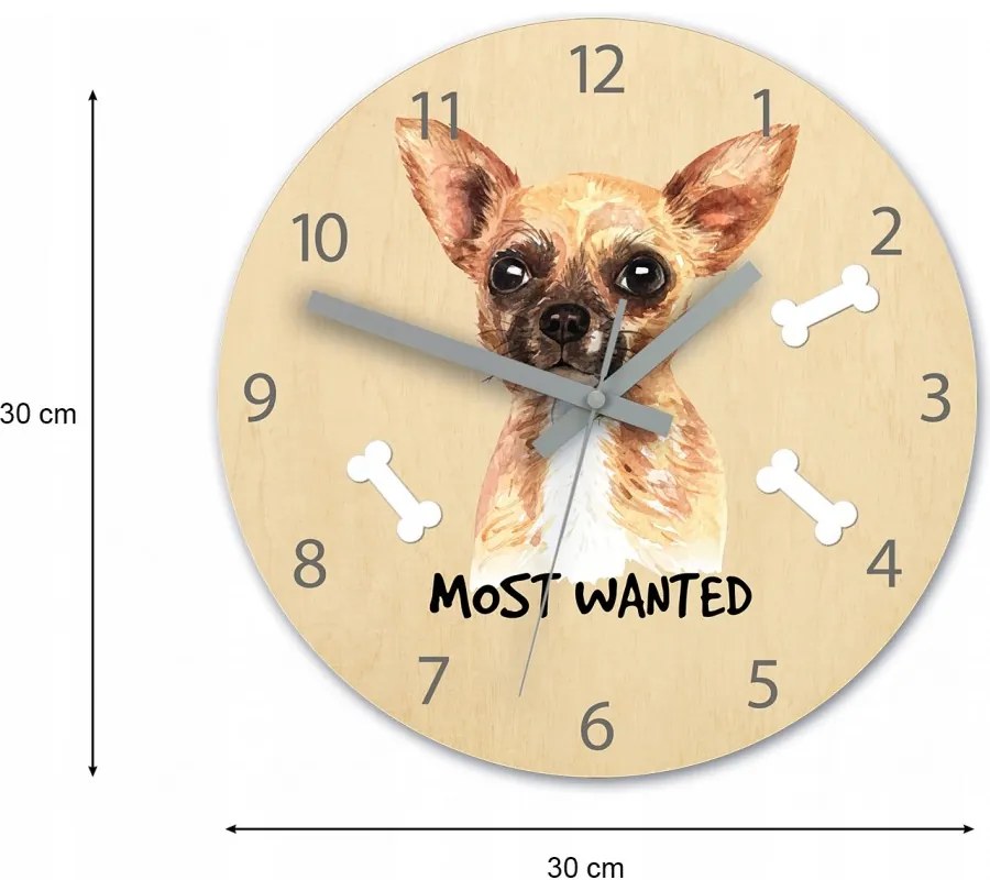 Zegar ścienny cichy do pokoju dziecięcego drewniany nowoczesny dekoracyjny