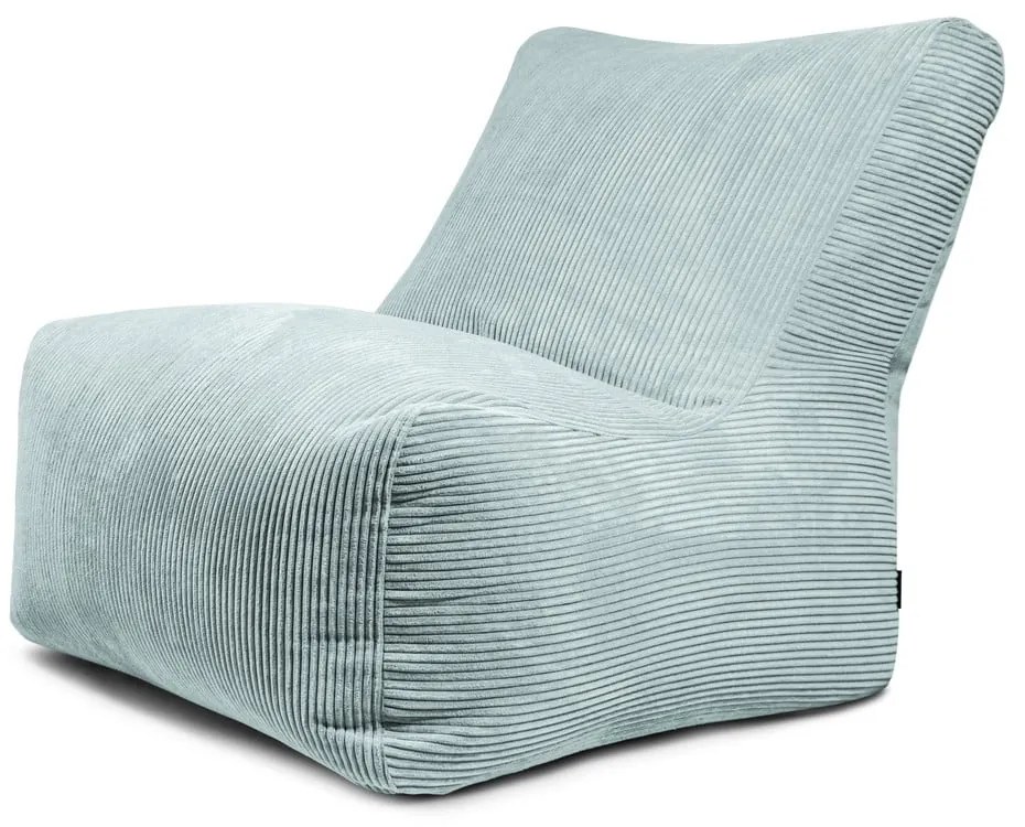 Miętowy sztruksowy worek do siedzenia Seat 100 Lounge – SLOWDOWN