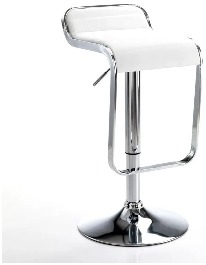 Biały/srebrny hoker 67 cm Snappy – Tomasucci