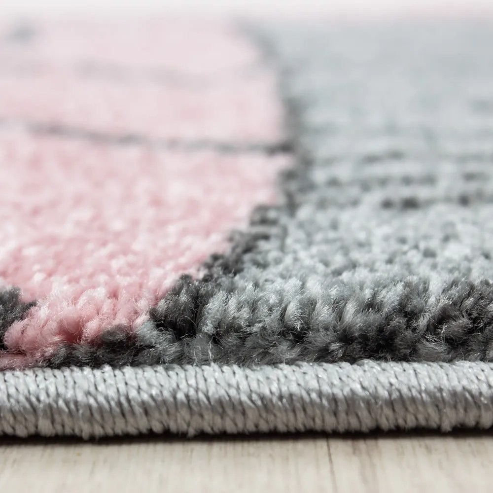 Różowo-szary dywan dziecięcy 120x170 cm Kids – Ayyildiz Carpets