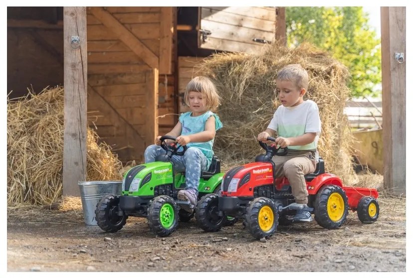 Falk country farmer traktorek na pedały z przyczepką zielony 2-5 lat