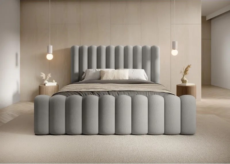 Łóżko Mona VII 200 w tkaninie Magic Velvet 2240