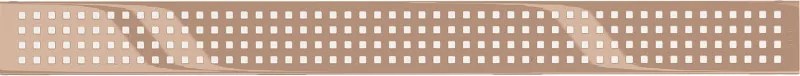 Mexen Flat M08 maskownica do odpływu liniowego 60 cm, różowe złoto - 1625060