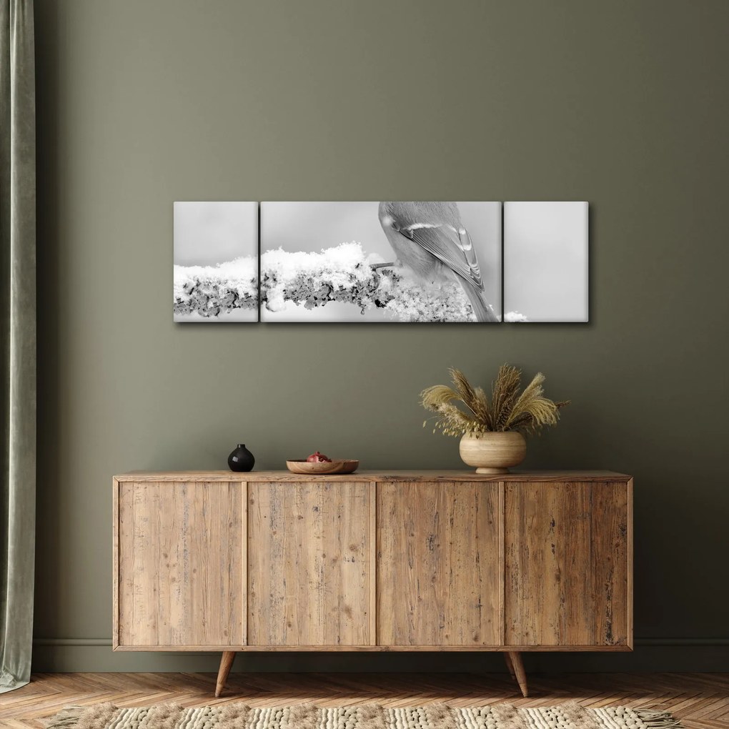 Obraz - Ptak na gałęzi (170x50 cm)