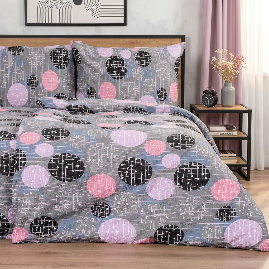 4Home Pościel z kory Pink illusion, 140 x 200 cm, 70 x 90 cm, 140 x 200 cm, 70 x 90 cm