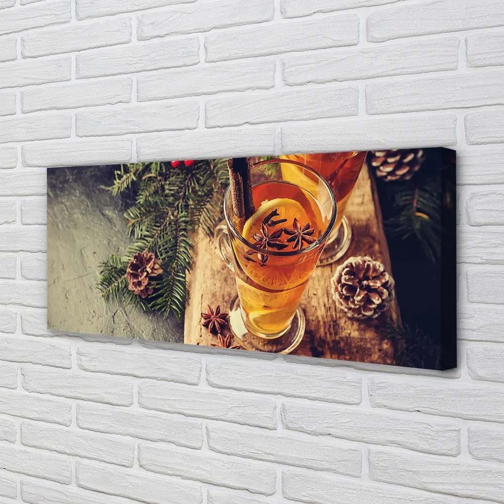 Obraz na płótnie Herbata z Goździkami i Pomarańczą