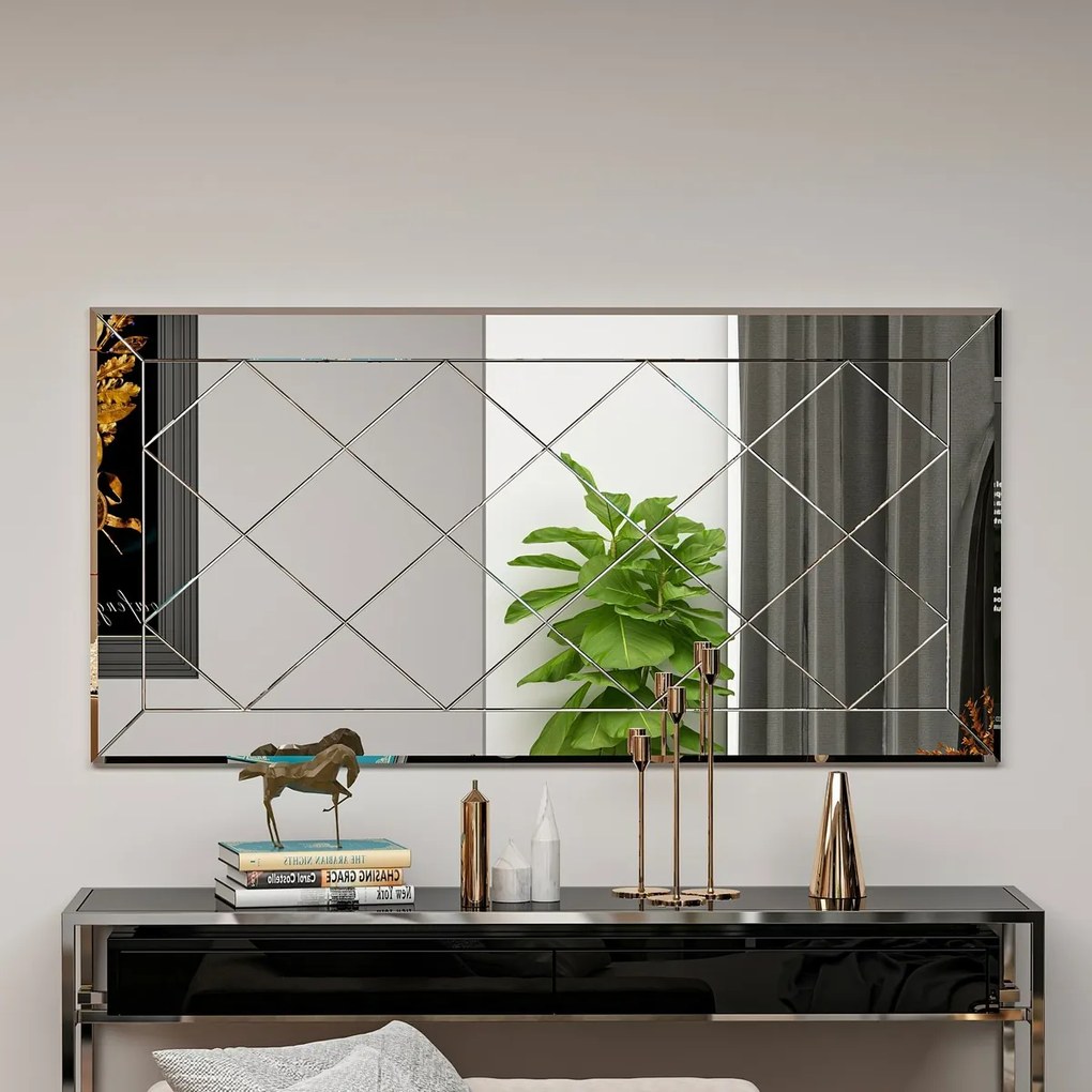 Lustro Pauli White 60 x 120 cm