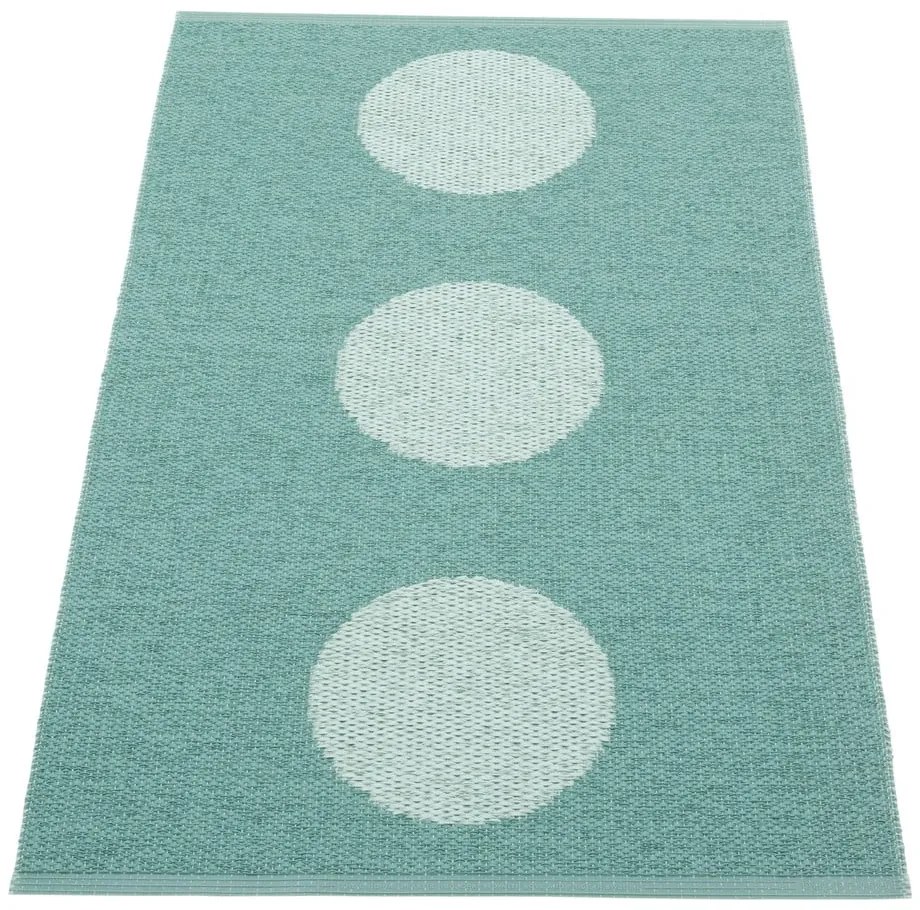 Turkusowy dywan odpowiedni na zewnątrz 70x120 cm Vera Pop Jade – Pappelina