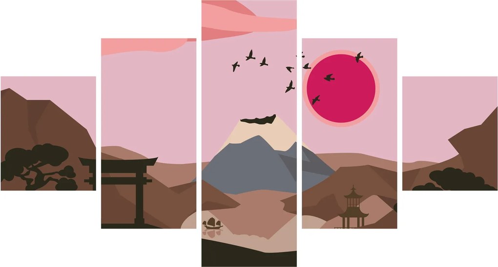 Obraz - Japonia N⁰2 (125x70 cm)