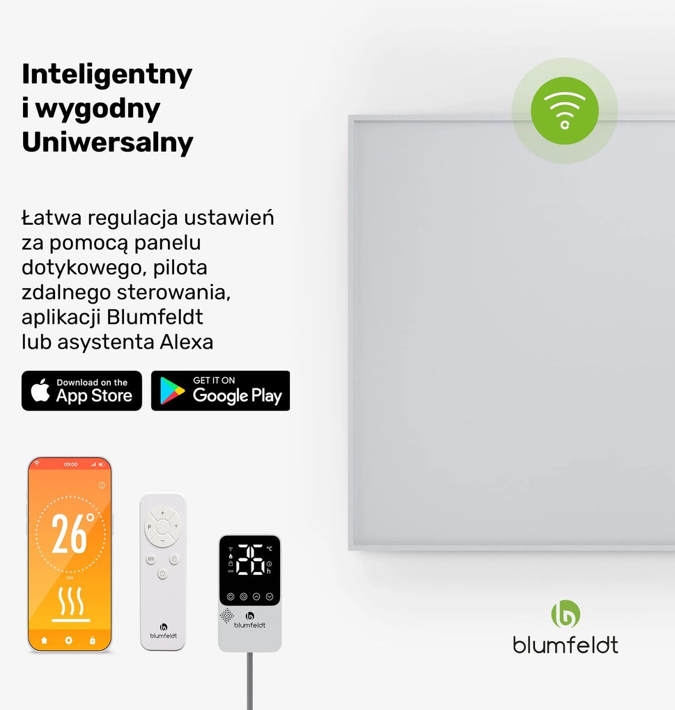 Blumfeldt RadiantSmart, Panel grzewczy na podczerwień