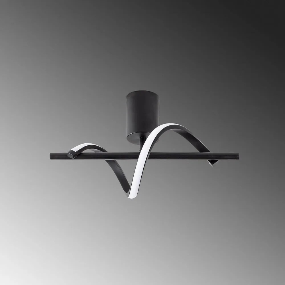 Czarna lampa sufitowa LED ø 7 cm Likma – Opviq lights