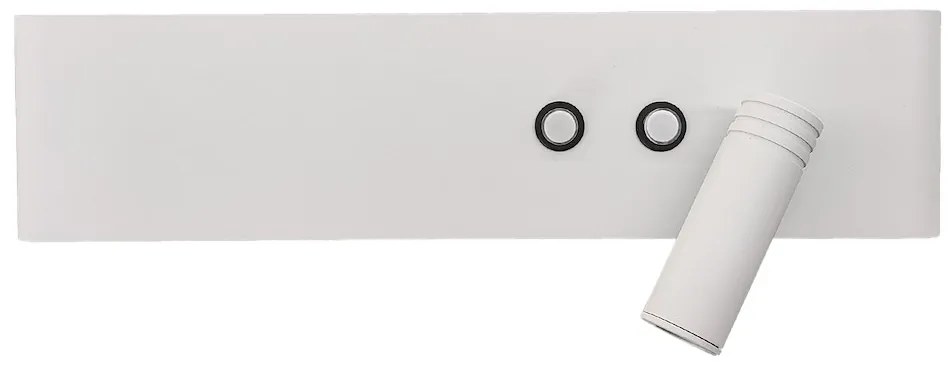 Kinkiet Resort right 10W + 3W LED 4000K Biały