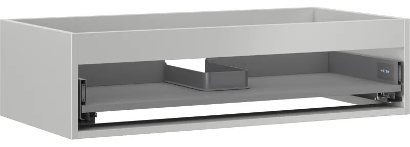Mexen Box-A korpus szafki podumywalkowej 90 cm, 1 szuflada, szary mat - 91AX0-0900-235-1-62