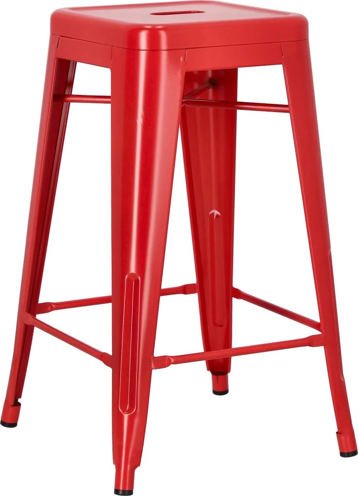 Stołek barowy Paris insp. Tolix 66 cm kolorowy