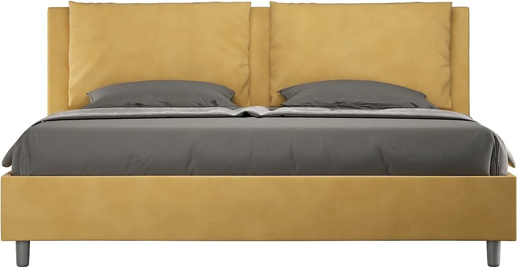 Łóżko bez stelaża tapicerowane 180x210 microfibra Okra Antea