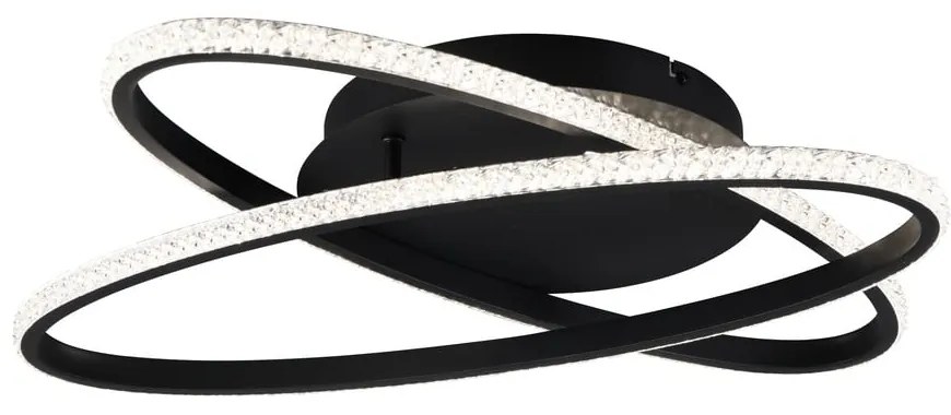 Czarna lampa sufitowa LED Lane – Trio