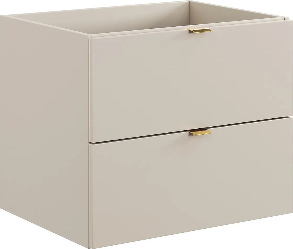 Podwieszana szafka pod umywalkę - Kolor beżowy - 60 cm - LAVENA