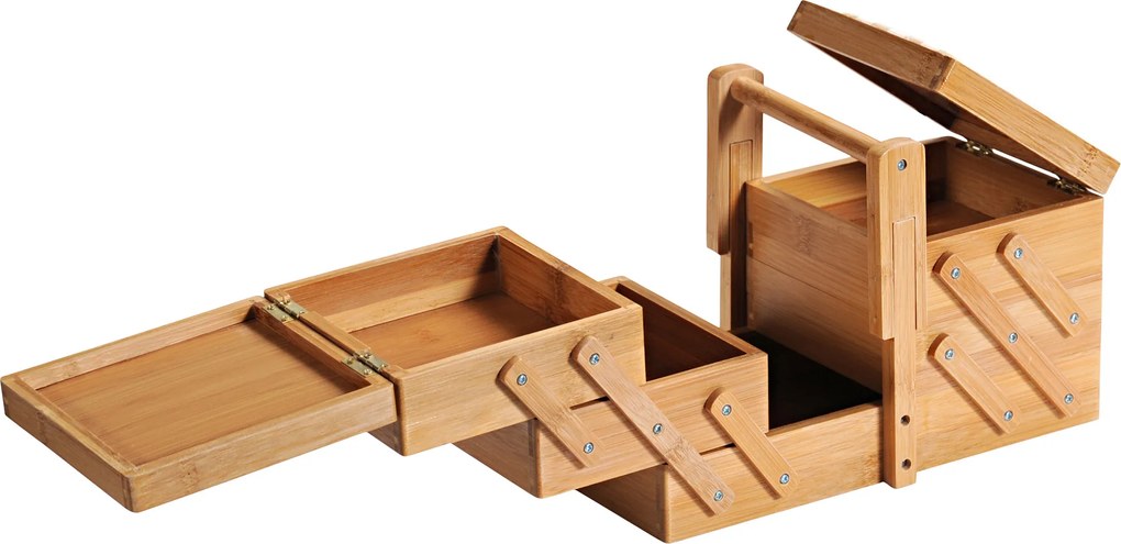 Bambusowa niciarka z miejscem na igły, wys. 19 cm, Kesper