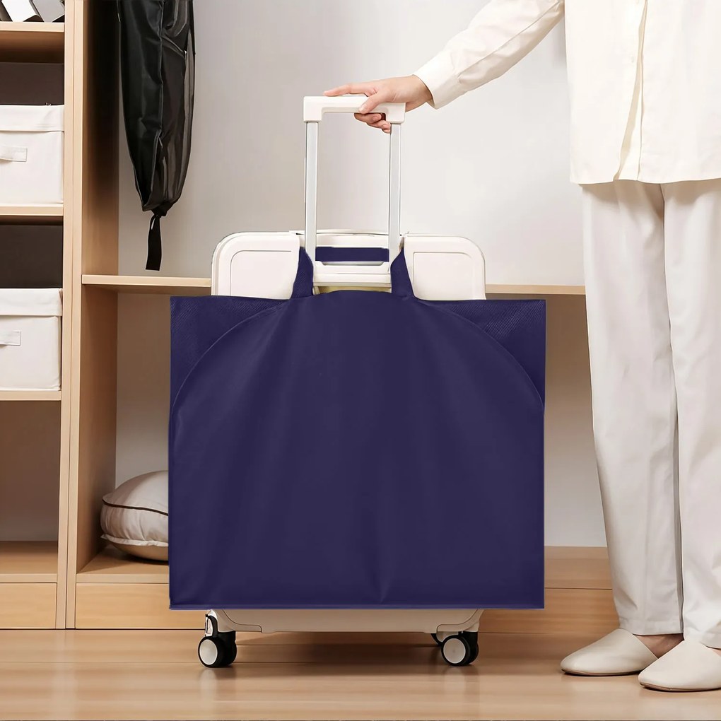 Granatowy Pokrowiec Ochronny na Odzież Baggi Long 150x60x15 cm - SEVERNO Home