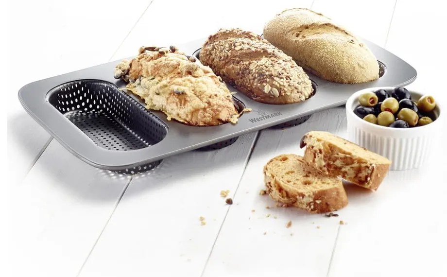 Stalowa forma do pieczenia bagietek Mini – Westmark