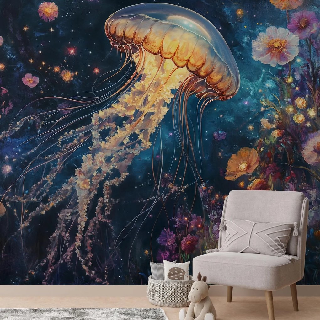 Fototapeta - Magiczna meduza (196x136 cm)