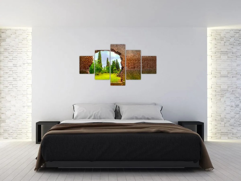 Obraz - Ogród Eden (125x70 cm)