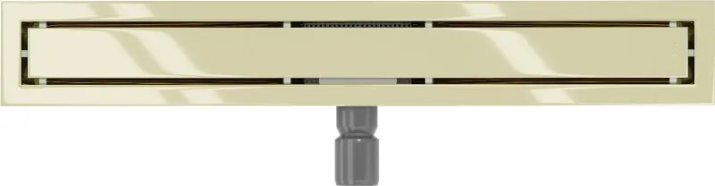 Mexen Flat M13 odpływ liniowy 2w1 70 cm, złoty - 1510070-15