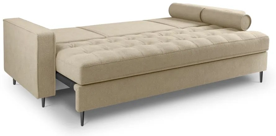 Beżowa rozkładana sofa Milo Casa Santo