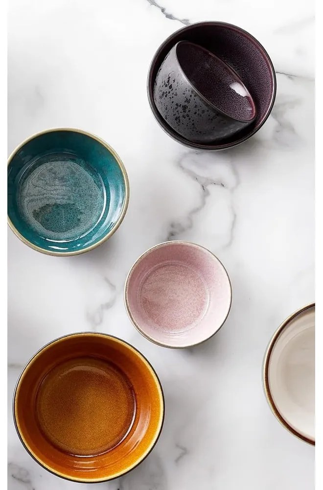 Zielona/czarna kamionkowa miska Gastro Green/Black – Bitz