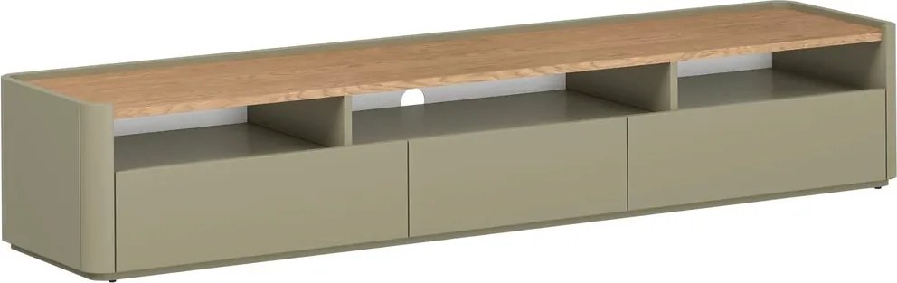 Szafka RTV Elivo 200 cm - eukaliptus / dąb baltic dune