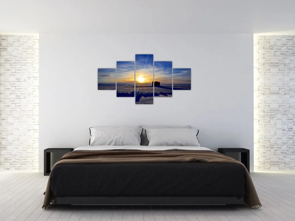 Obraz - krajobraz polarny (125x70 cm)