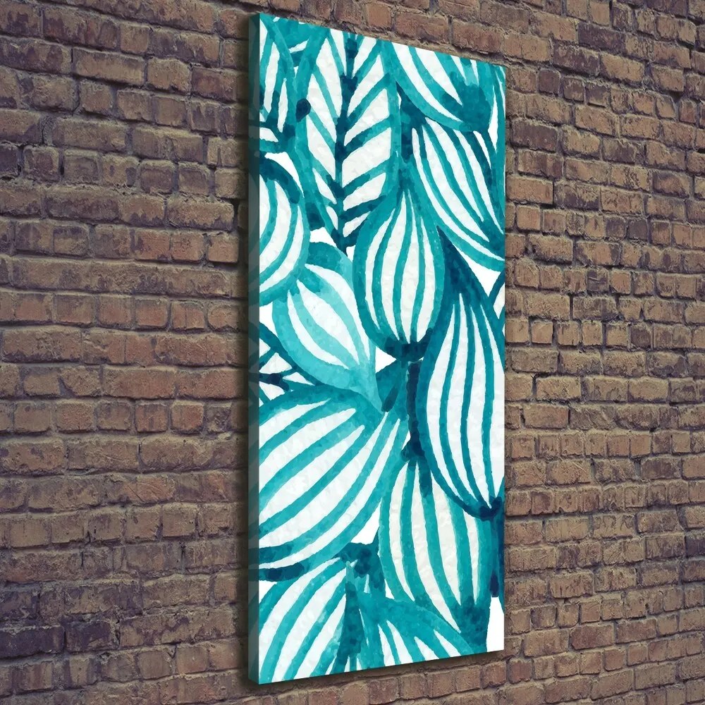 Nowoczesny fotoobraz canvas na ramie pionowy Liście
