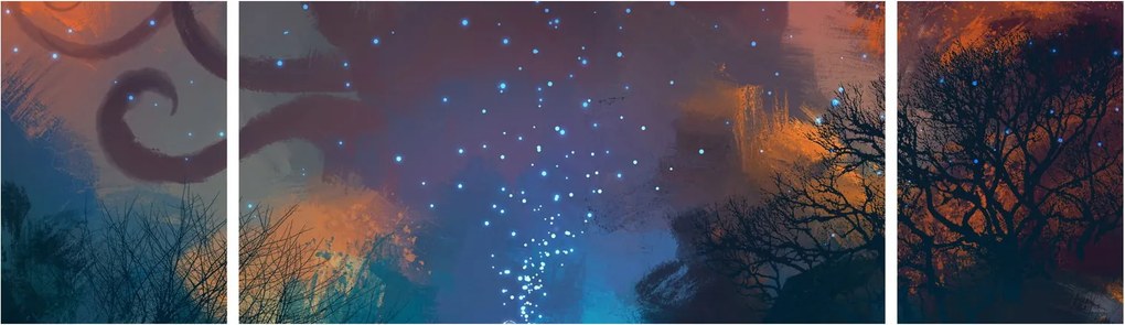 Obraz - Czarujący czarodziej (170x50 cm)
