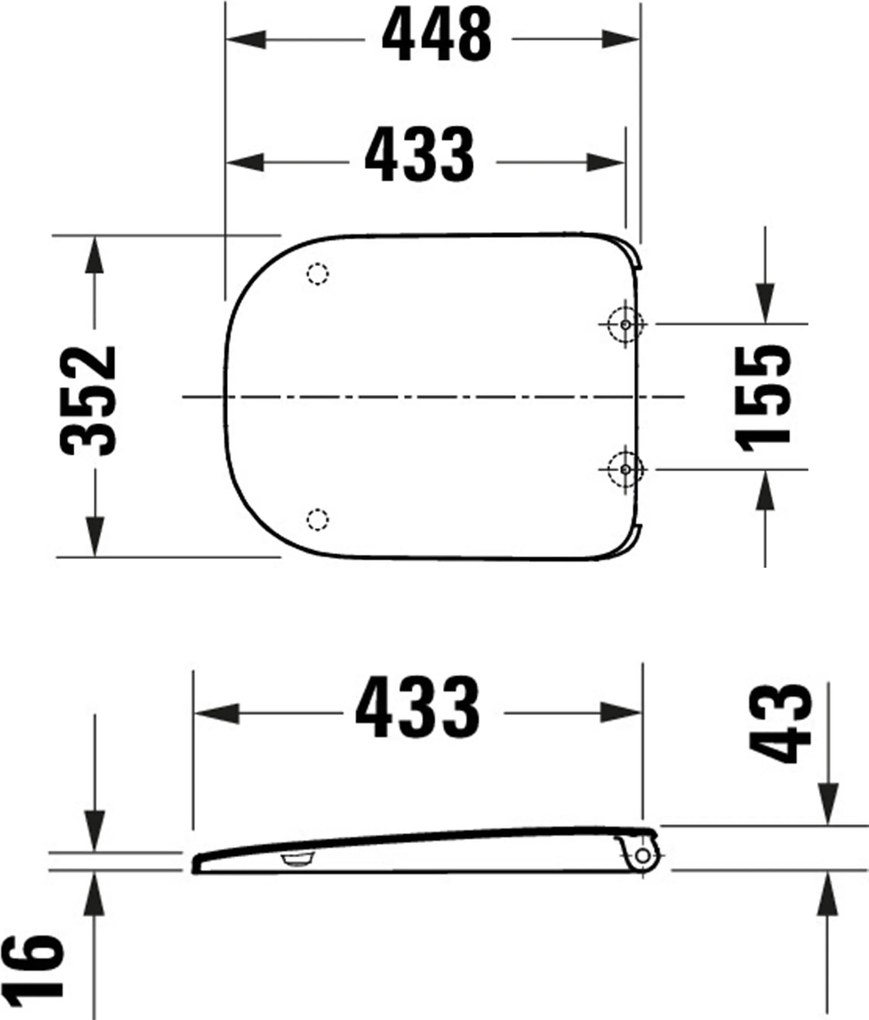 Duravit Univavo Universal WC-Sitz mit Absenkautomatik