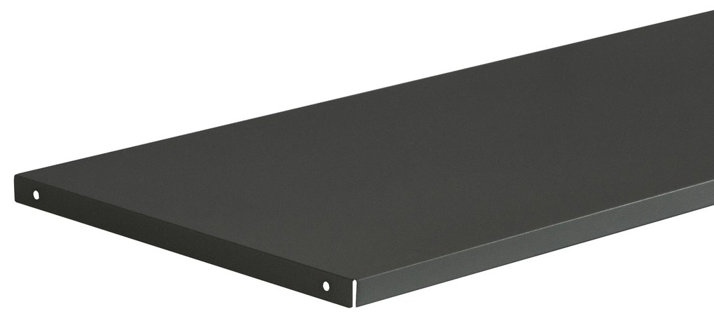 Półka metalowa do szafy biurowej JAN II, 1150 x 20 x 360 mm, antracytowa