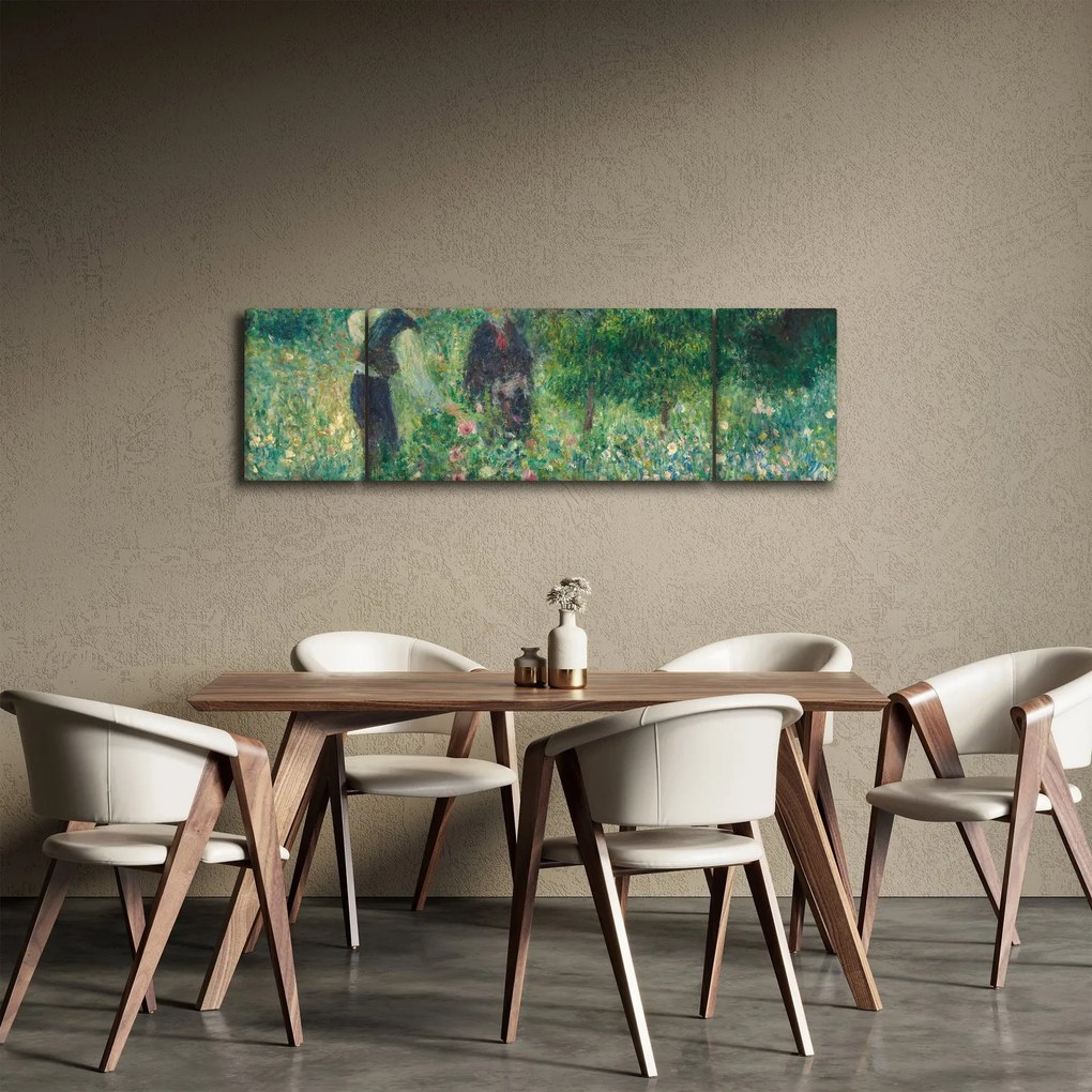 Obraz - Auguste Renoir, Picking Flowers, reprodukcje (170x50 cm)