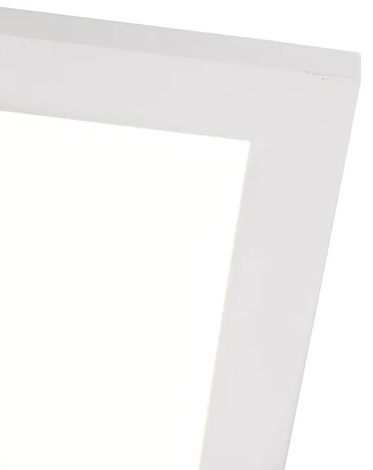 Lampa sufitowa biała 40 cm z wbudowanym LEDem o 4-stopniowej regulacji jasności - Liv Nowoczesny Oswietlenie wewnetrzne