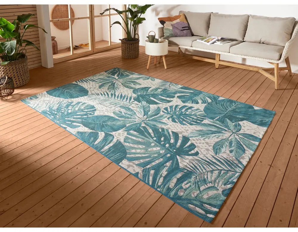 Turkusowy dywan odpowiedni na zewnątrz 120x180 cm Flair – Hanse Home