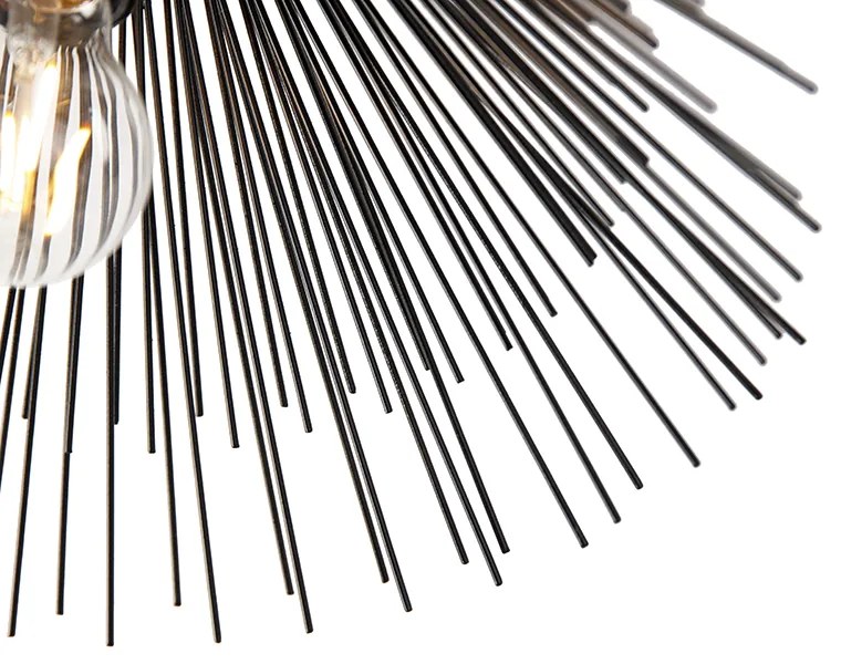 Plafon / Lampy sufitowe art deco czarny - Broom Nowoczesny Oswietlenie wewnetrzne