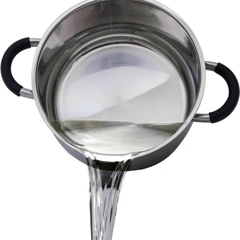 Elo 50904 Basic 4-częściowy zestaw garnków zestali nierdzewnej Black Steam